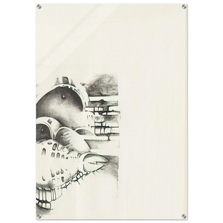 THIRTEENTH STONE 1970 - Lee Bontecou Acrylic Print - 70x100 cm / 28x40″ inches | Lee Bontecou Wall Art | Lee Bontecou Prints