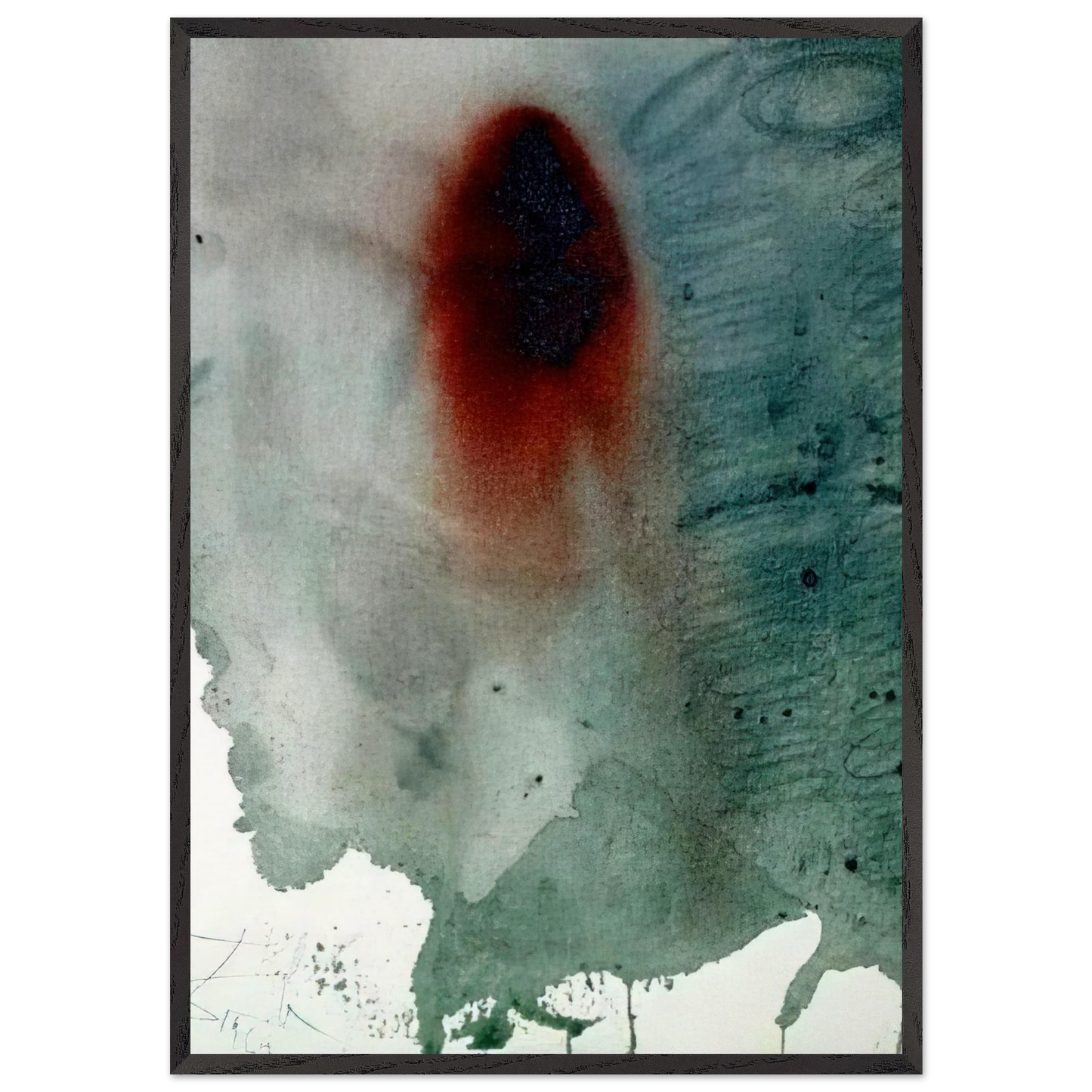 EMISSA VOCE MAGNA EXPIRAVIT MARK 15 37 1967 - Salvador Dali Framed Art Print – Black Wooden Frame - Default Title - -Framed Art Print