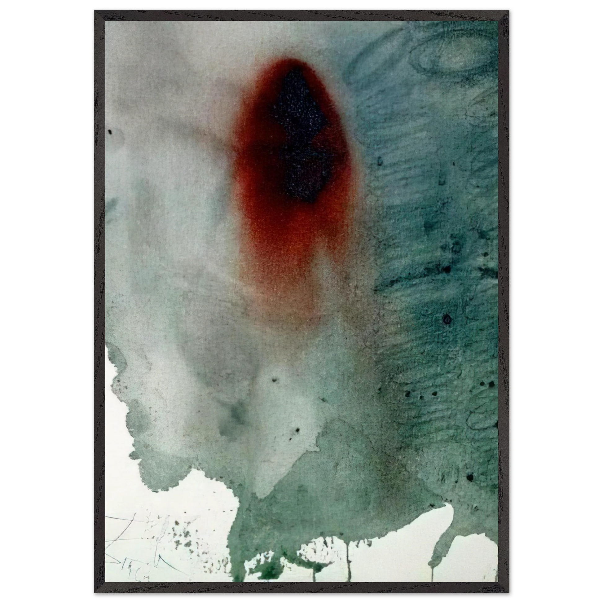 EMISSA VOCE MAGNA EXPIRAVIT MARK 15 37 1967 - Salvador Dali Framed Art Print – Black Wooden Frame - Default Title - -Framed Art Print