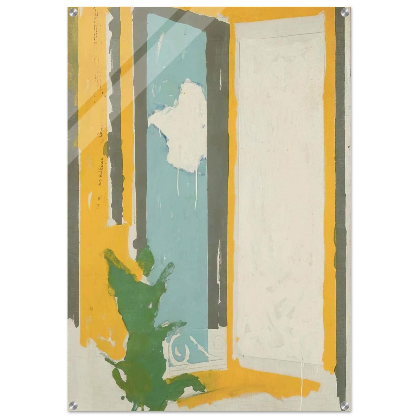 Interno  Esterno - 1976 - Mario Schifano Acrylic Print - 70x100 cm / 28x40″ inches | Mario Schifano Wall Art | Mario Schifano Prints