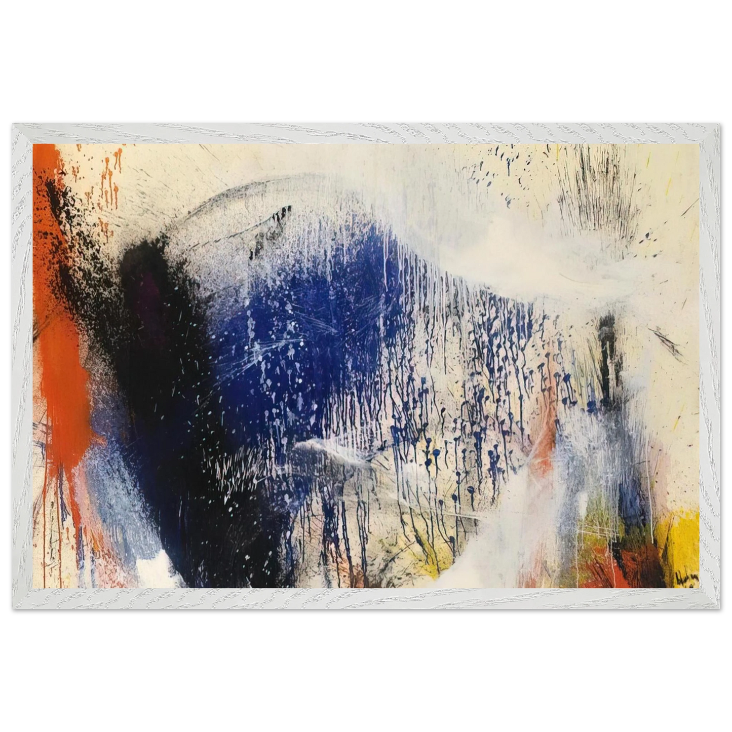 Helen Frankenthaler - Untitled - 1960 Wall art - A3 (29.7 x 42  cm) - Fine Art Poster - -