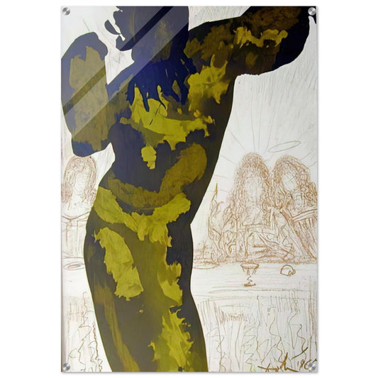 ET POST BUCCELLAM INTROIVIT IN EUM SATANAS PSALMS 40 10 1964 - Salvador Dali Acrylic Print - 70x100 cm / 28x40″ inches | Salvador Dali Wall Art | Salvador Dali Prints