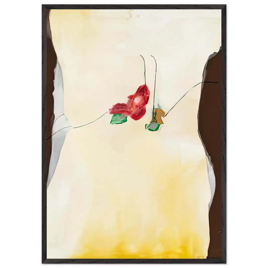 Chill Factor 1973- - Helen Frankenthaler Framed Art Print – Black Wooden Frame - Default Title - -Framed Art Print