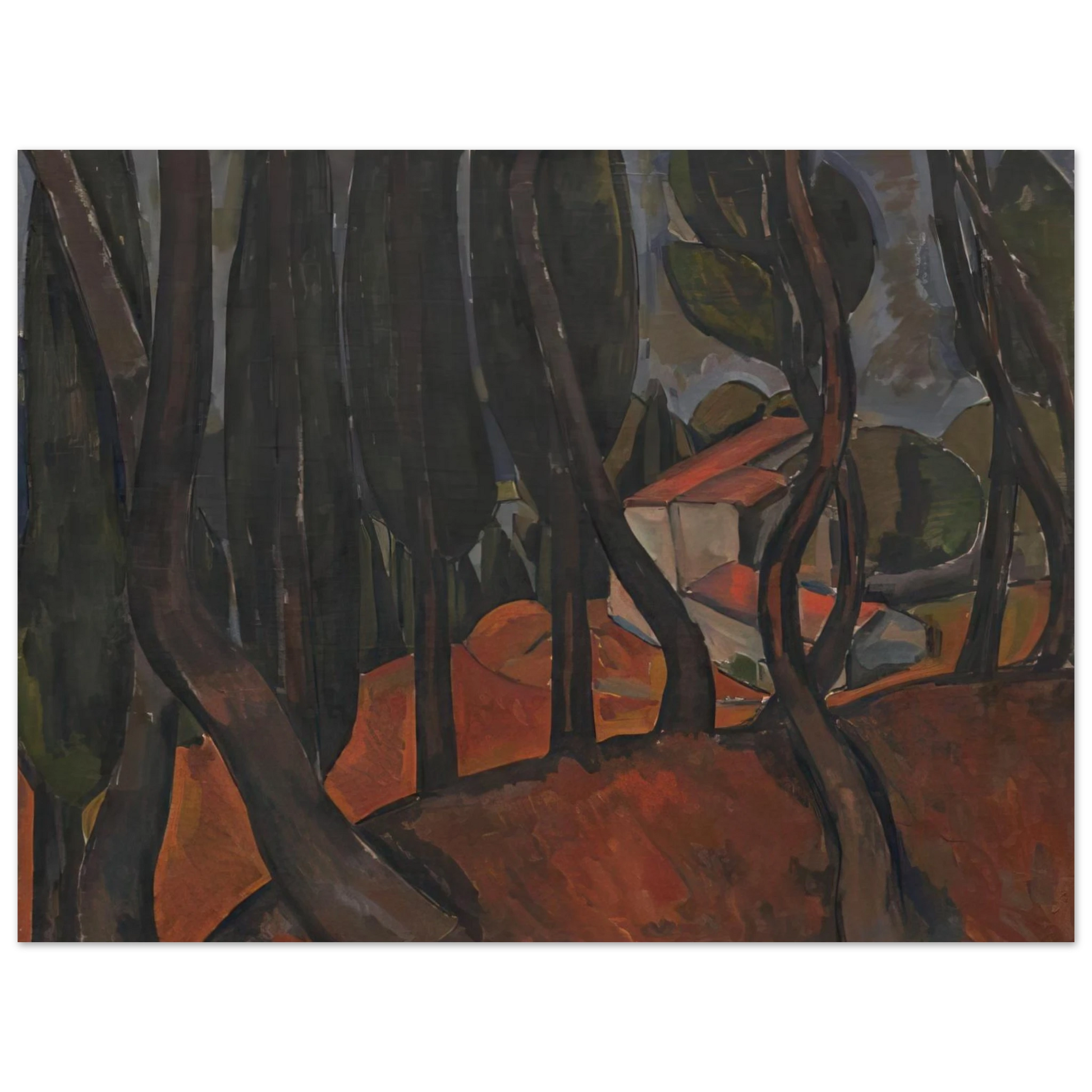 Andre Derain - FOREST AT MARTIGUES Fine Art Poster - Default Title
