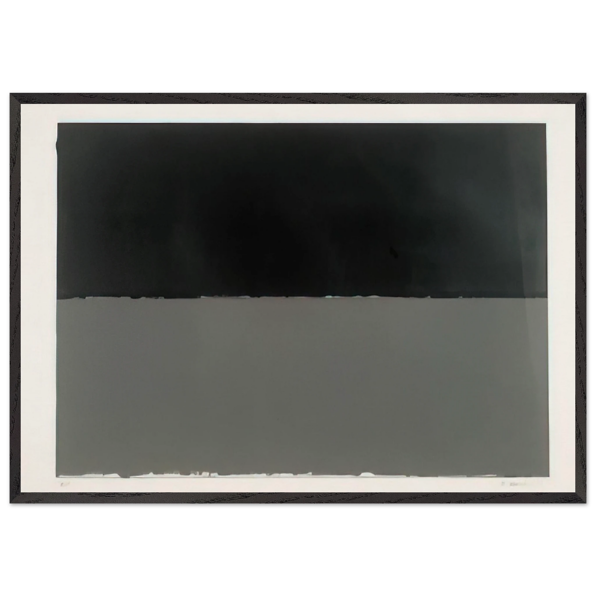 Gulf from New York Ten Lewison 16 - Minimalism - Brice Marden Framed Art Print – Black Wooden Frame - Default Title - -Framed Art Print