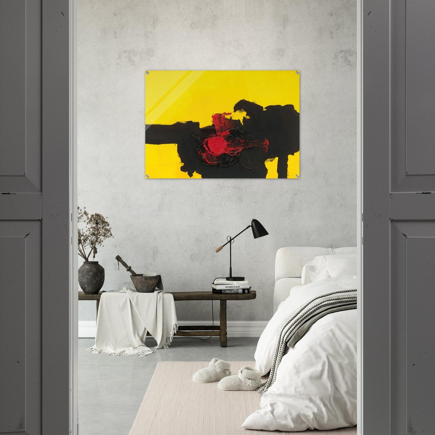 N MERO 363 1962 - Luis Feito Acrylic Print - 70x100 cm / 28x40″ inches | Luis Feito Wall Art | Luis Feito Prints