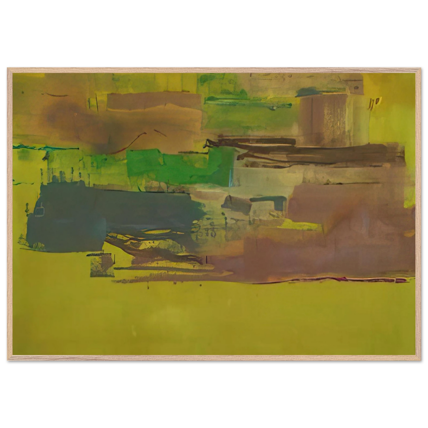 Helen Frankenthaler - August Deep - 1978 Wall art - 40x60 cm / 16x24 inches - Fine Art Poster - -