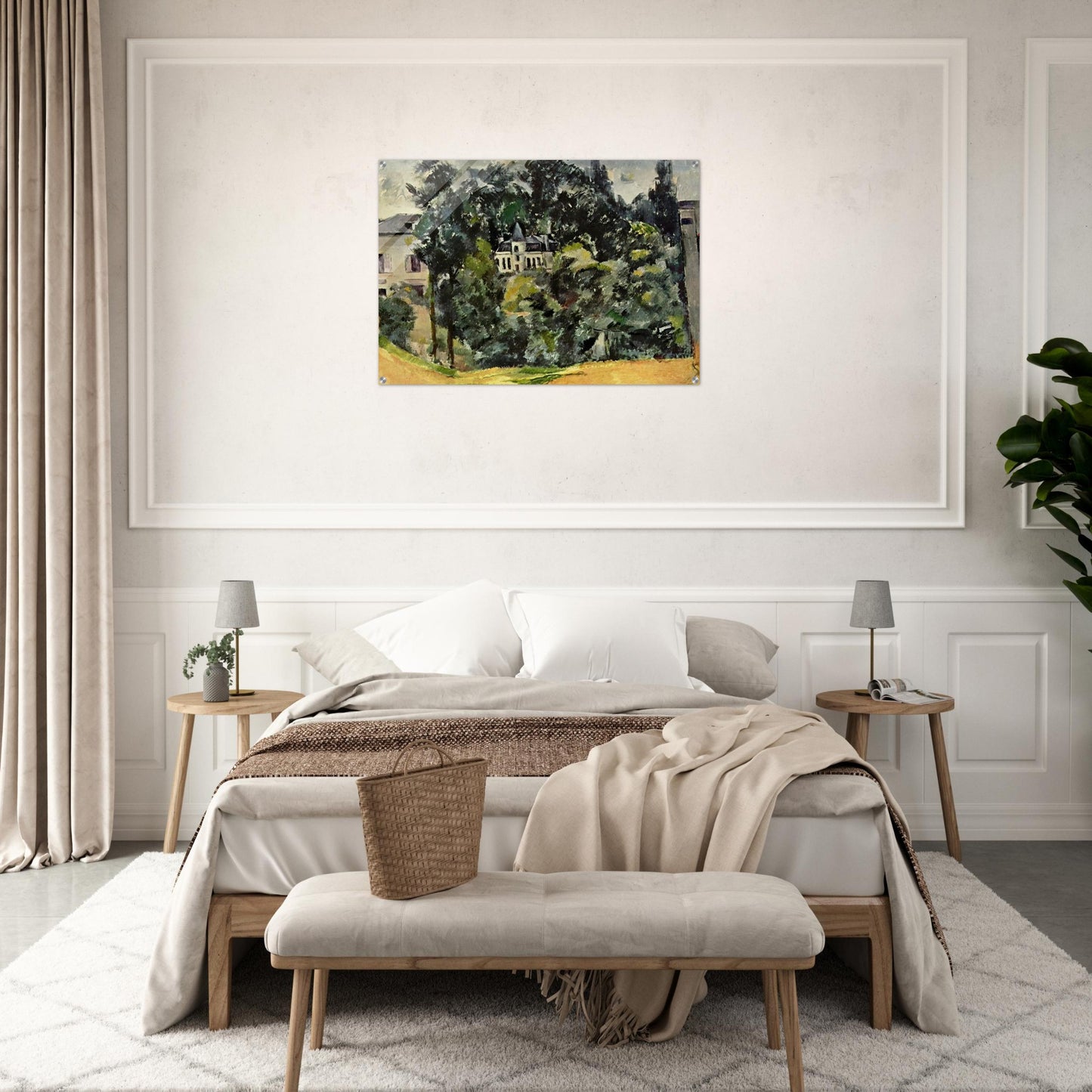 Castle of Marines - Paul Cézanne Acrylic Print - 70x100 cm / 28x40″ inches