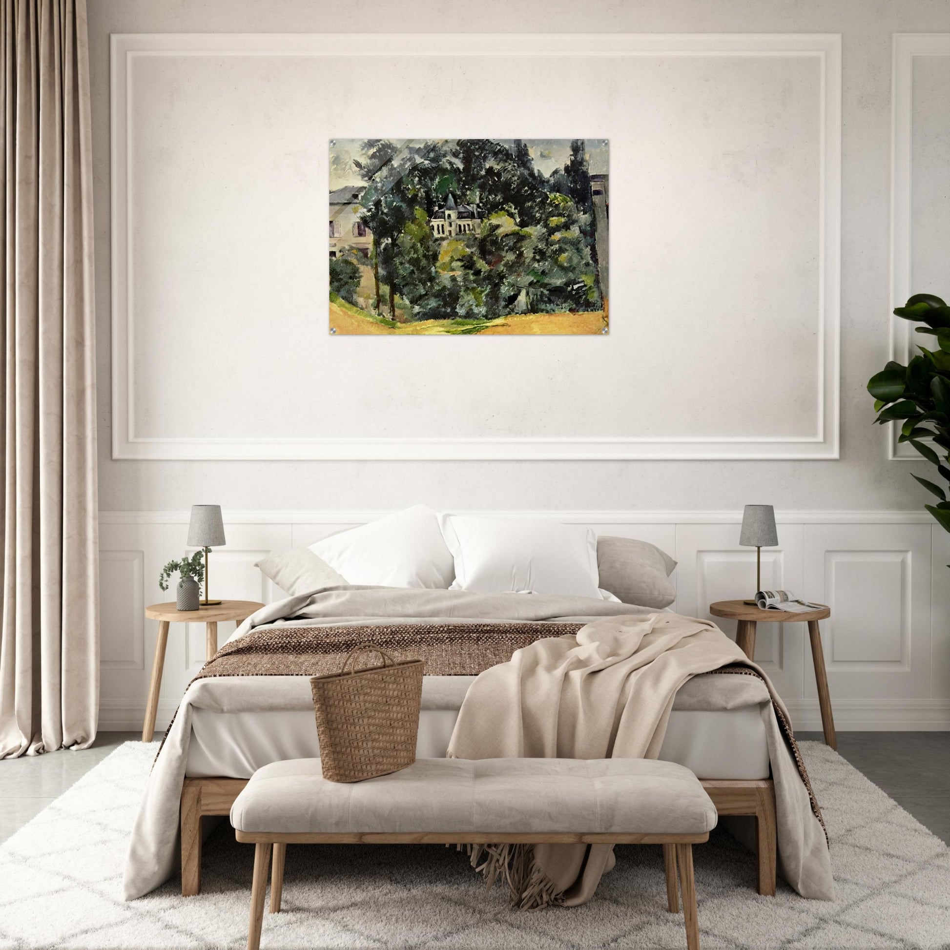 Castle of Marines - Paul Cézanne Acrylic Print - 70x100 cm / 28x40″ inches