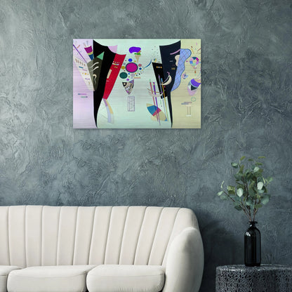 RECIPROCAL ACCORDS 1942 - Wassily Kandinsky Brushed Aluminum Print - 70x100 cm / 28x40 inches | Wassily Kandinsky Aluminum Print | Wassily Kandinsky Prints