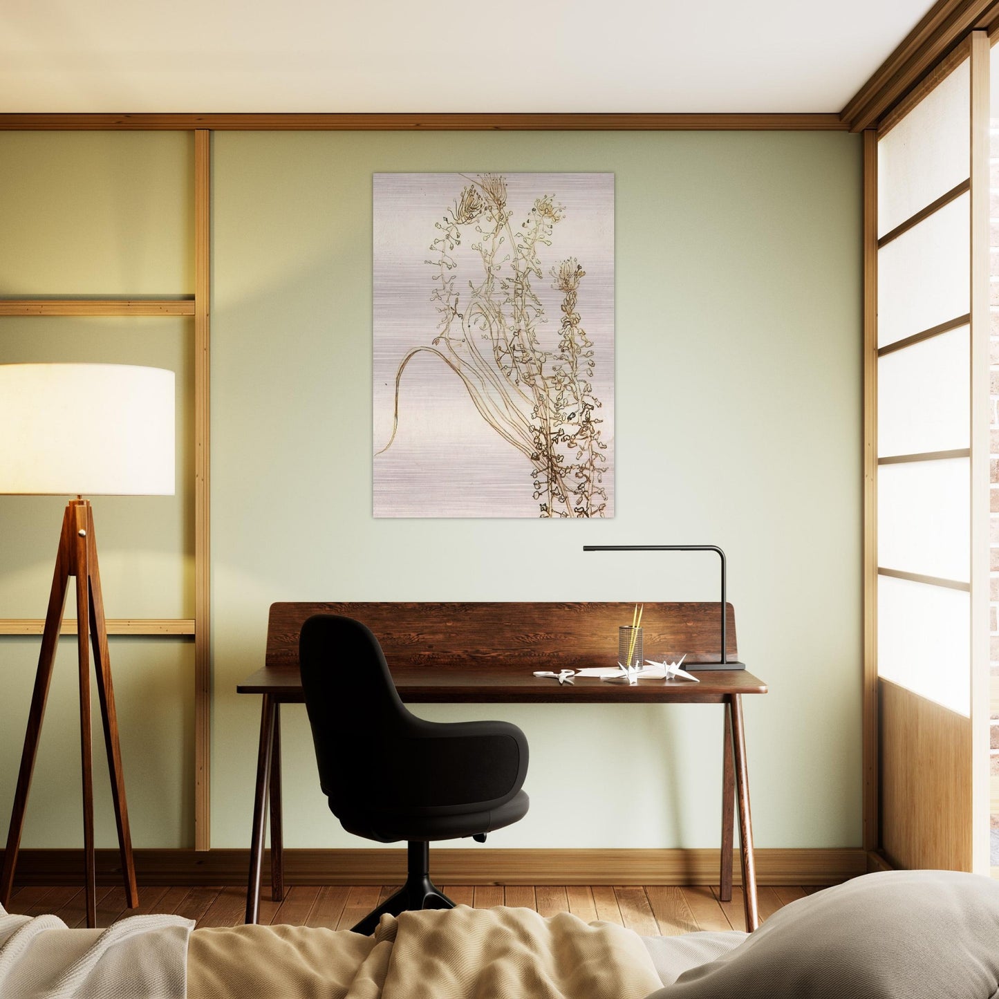 Blossoming Branches - Vincent van Gogh Brushed Aluminum Print - 70x100 cm / 28x40 inches | Vincent van Gogh Aluminum Print | Vincent van Gogh Prints