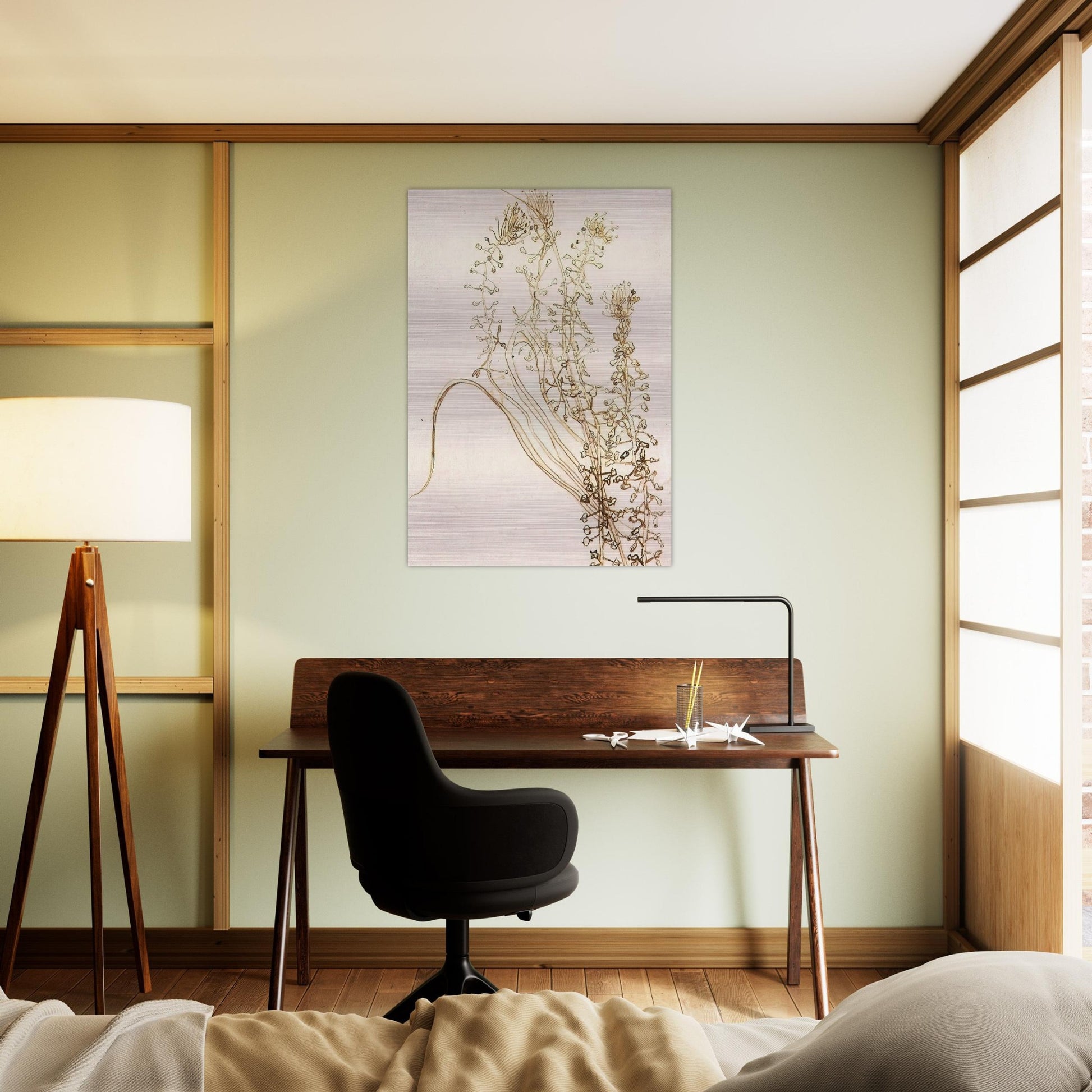 Blossoming Branches - Vincent van Gogh Brushed Aluminum Print - 70x100 cm / 28x40 inches | Vincent van Gogh Aluminum Print | Vincent van Gogh Prints