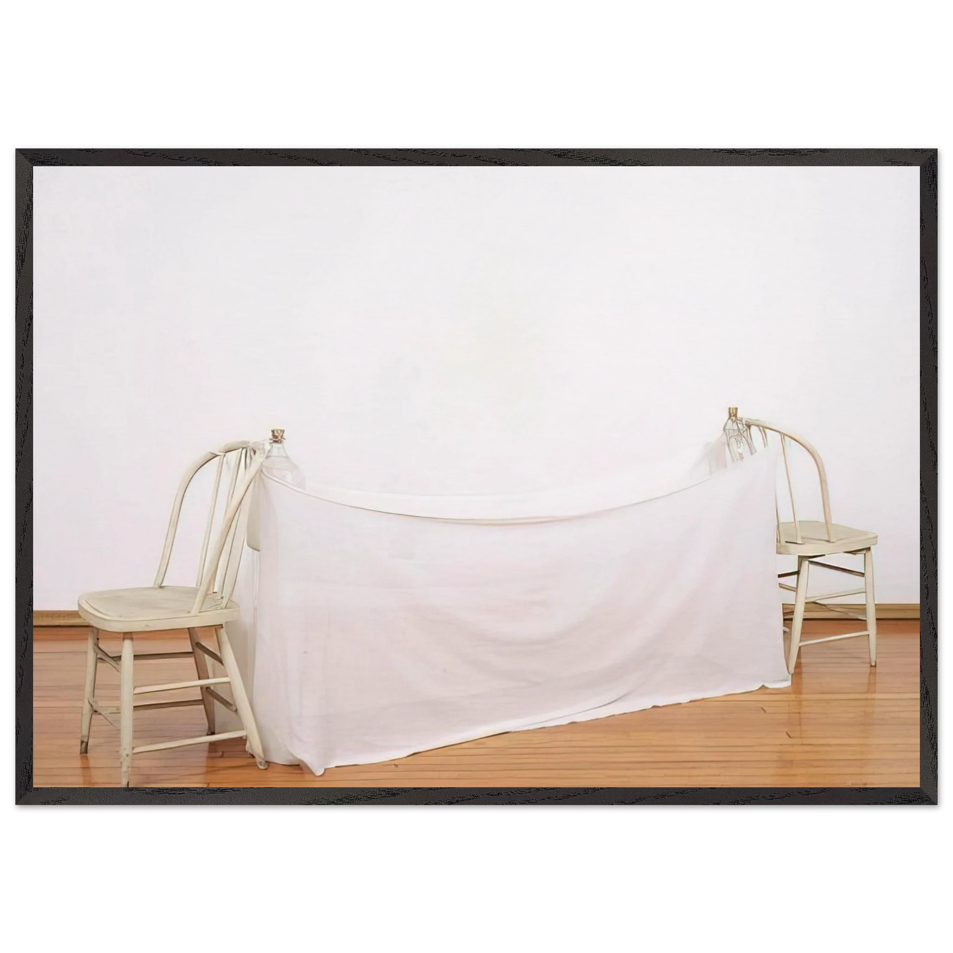 SANT AGNESE VENETIAN 1973 - Robert Rauschenberg Framed Art Print – Black Wooden Frame - Default Title - -Framed Art Print