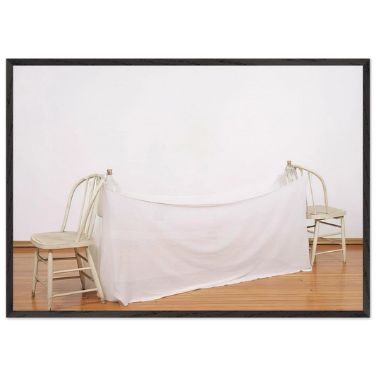 SANT AGNESE VENETIAN 1973 - Robert Rauschenberg Framed Art Print – Black Wooden Frame - Default Title - -Framed Art Print