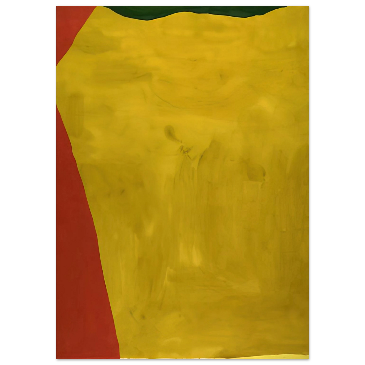 Helen Frankenthaler - Blessing of the Fleet - 1969 Wall art - 21x29.7 cm / 8x12" - Premium Wooden Framed Poster With Fine Art Paper - Wood frame