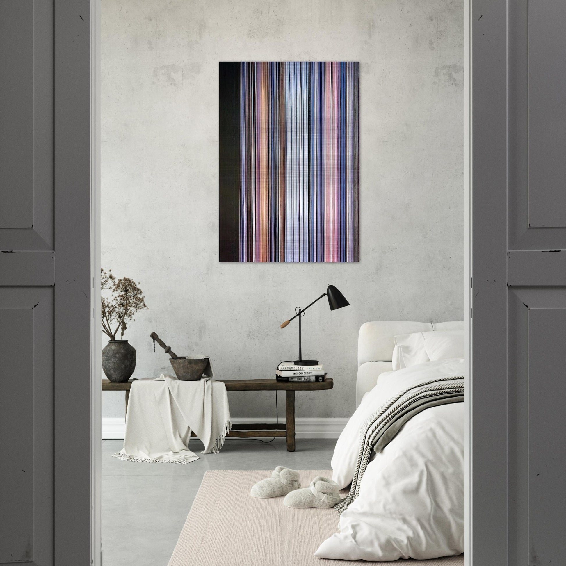 Moroccan Wedding - 1972 - Gene Davis Brushed Aluminum Print - 70x100 cm / 28x40 inches | Gene Davis Aluminum Print | Gene Davis Prints