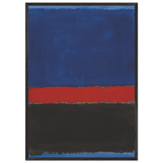 Untitled - 1959 N1 - Mark Rothko Framed Art Print – Black Wooden Frame - Default Title - -Framed Art Print