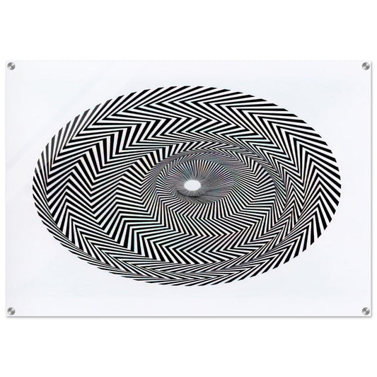 BLAZE 1 1962 - Bridget Riley Acrylic Print - 70x100 cm / 28x40″ inches