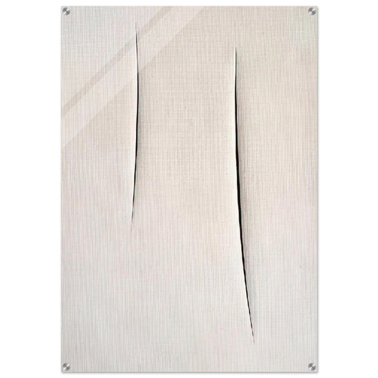Concept Spatiale - 1959 - Lucio Fontana Acrylic Print - 70x100 cm / 28x40″ inches | Lucio Fontana Wall Art | Lucio Fontana Prints