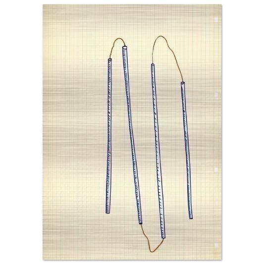 UNTITLED 1969 - Sigmar Polke Brushed Aluminum Print - 70x100 cm / 28x40 inches | Sigmar Polke Aluminum Print | Sigmar Polke Prints