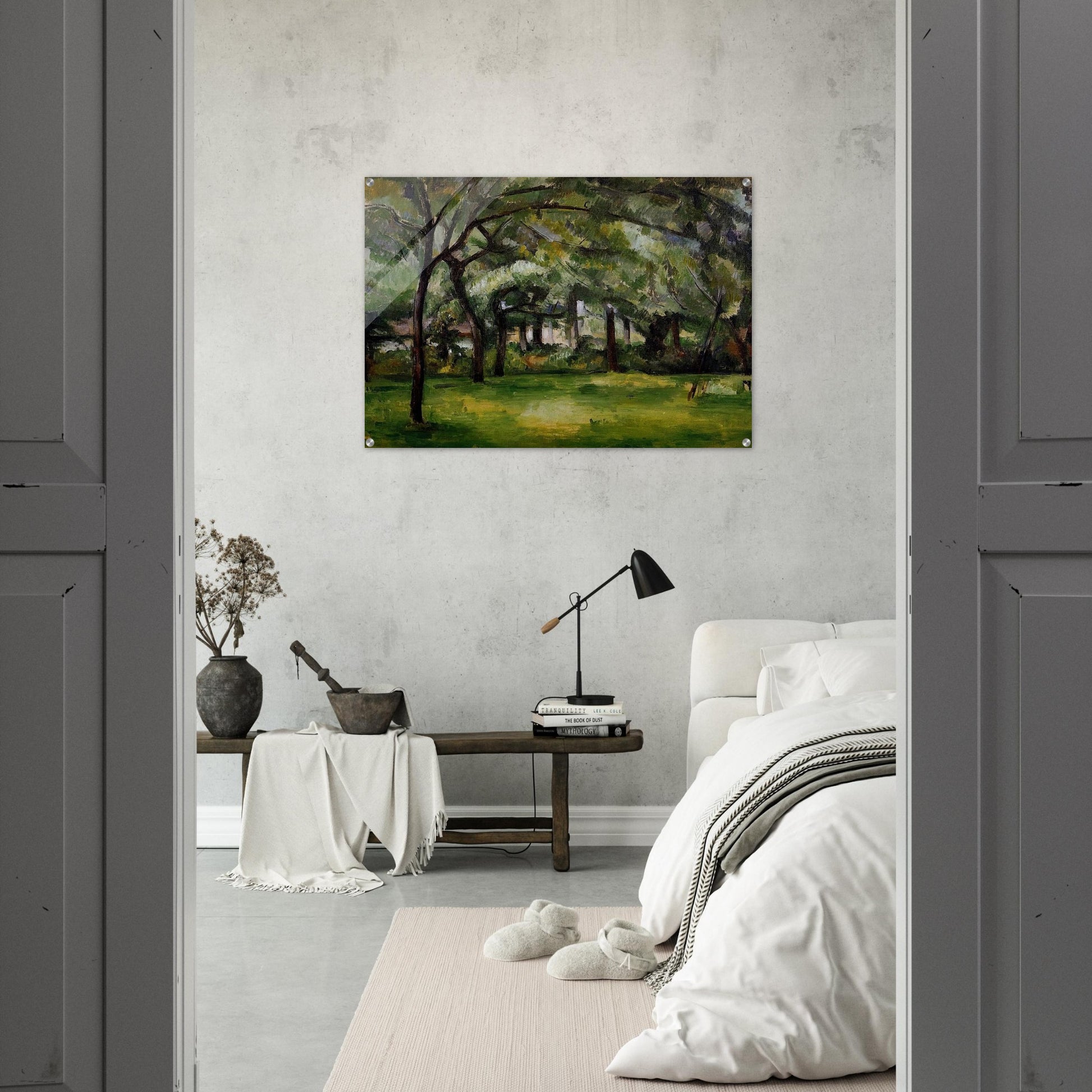 Farm in Normandy. Summer - Paul Cézanne Acrylic Print - 70x100 cm / 28x40″ inches