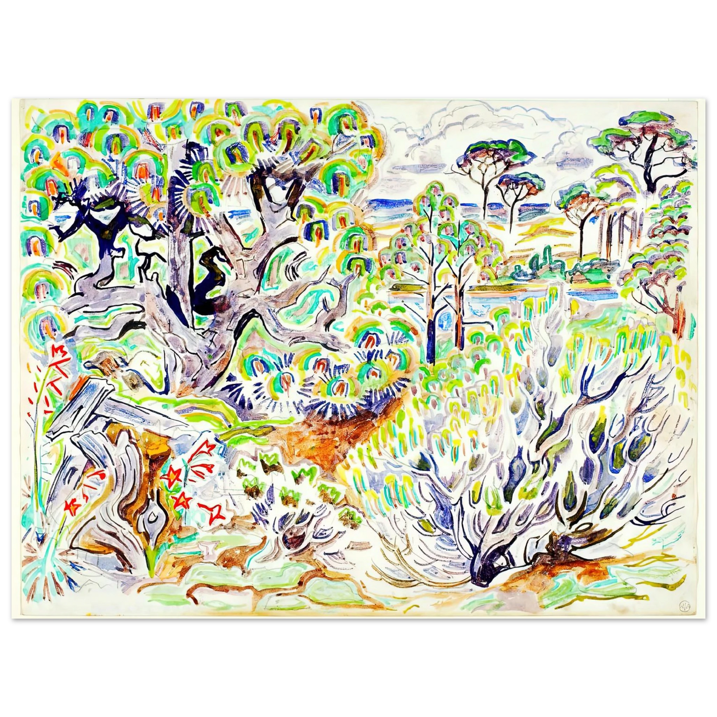 Walter Inglis Anderson - Walter Anderson Wall art - 13x18 cm / 5x7 Inches - Fine Art Poster - -