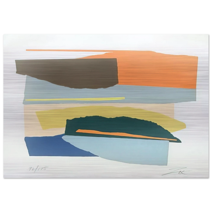 Niagara Series - 1980 - Larry Zox Brushed Aluminum Print - 70x100 cm / 28x40 inches | Larry Zox Aluminum Print | Larry Zox Prints