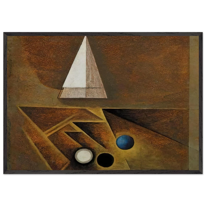 Sketch Painted in Santa Fe New Mexico - 1944 - Lawren Harris 70x100 cm / 28x40 inches Framed Art Print – Black Wooden Frame