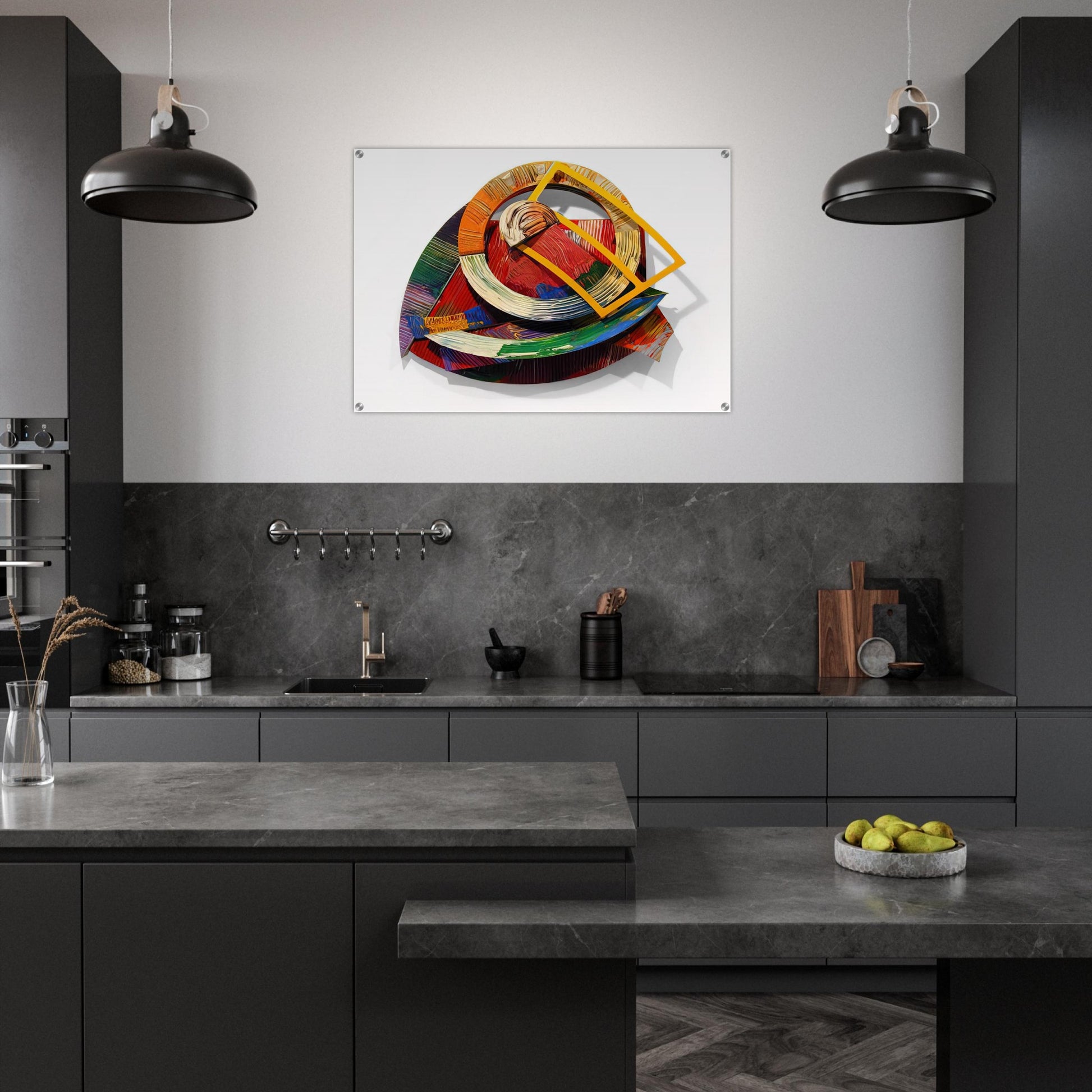 Chehaw - Sam Gilliam Acrylic Print - 70x100 cm / 28x40″ inches | Sam Gilliam Wall Art | Sam Gilliam Prints