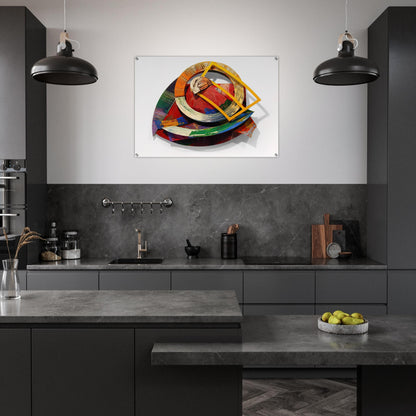 Chehaw - Sam Gilliam Acrylic Print - 70x100 cm / 28x40″ inches | Sam Gilliam Wall Art | Sam Gilliam Prints