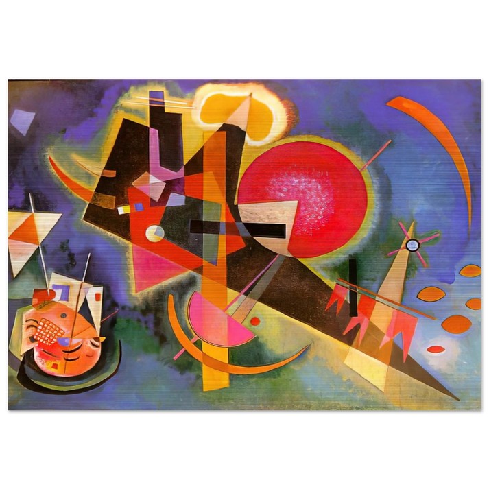 IN BLUE 1925 - Wassily Kandinsky Brushed Aluminum Print - 70x100 cm / 28x40 inches | Wassily Kandinsky Aluminum Print | Wassily Kandinsky Prints