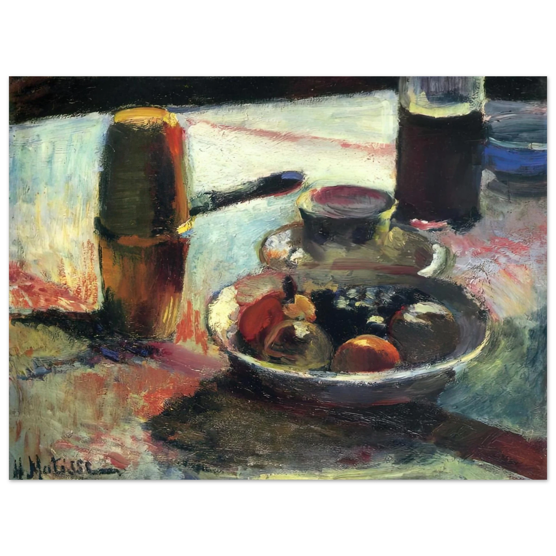 Henri Matisse - FRUIT AND COFFEE POT Fine Art Poster - Default Title
