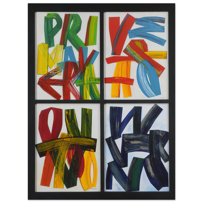 Joao Vieira - Four Seasons - 1989  75x100 cm / 30x40inches Fine Art Poster