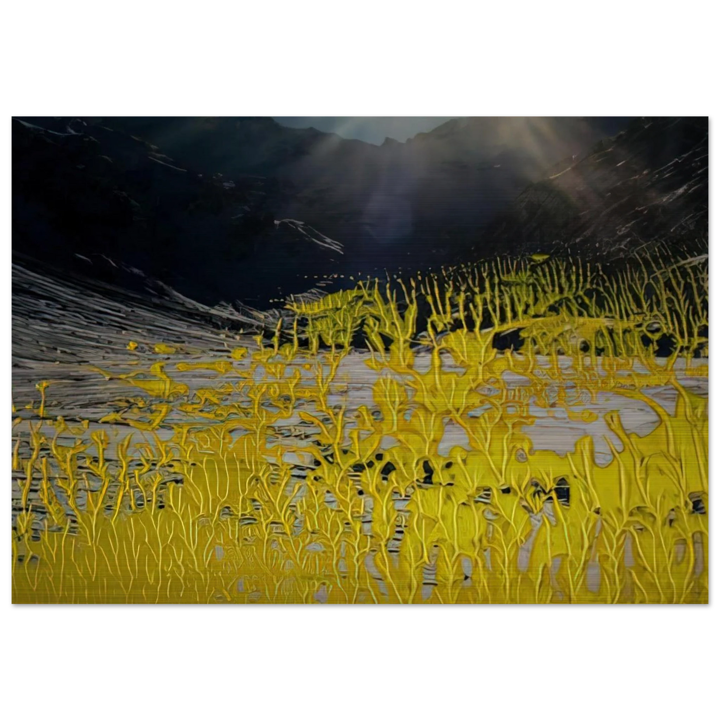 19 3 92 - Gerhard Richter Brushed Aluminum Print - 70x100 cm / 28x40 inches | Gerhard Richter Aluminum Print | Gerhard Richter Prints