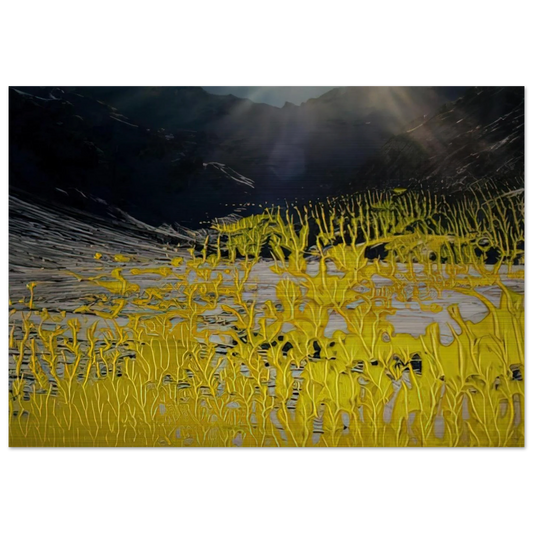 19 3 92 - Gerhard Richter Brushed Aluminum Print - 70x100 cm / 28x40 inches | Gerhard Richter Aluminum Print | Gerhard Richter Prints