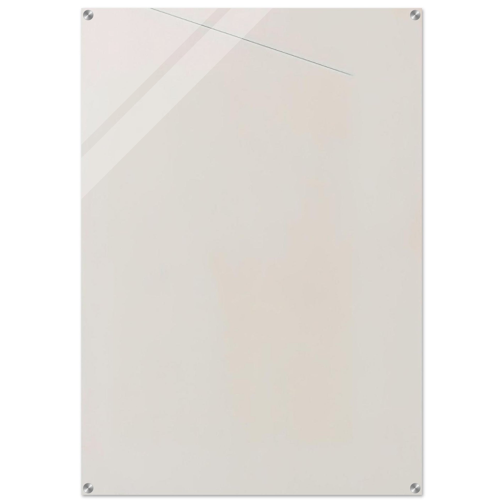 Blue Line - Minimalism - Robert Ryman Acrylic Print - 70x100 cm / 28x40″ inches | Robert Ryman Wall Art | Robert Ryman Prints