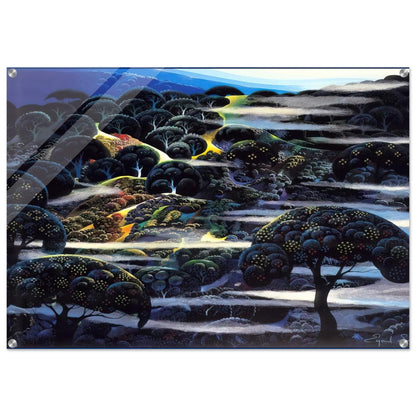 Garden of Eden - Eyvind Earle Acrylic Print - 70x100 cm / 28x40″ inches | Eyvind Earle Wall Art | Eyvind Earle Prints