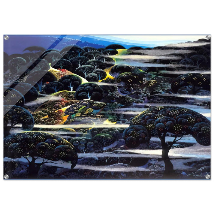 Garden of Eden - Eyvind Earle Acrylic Print - 70x100 cm / 28x40″ inches | Eyvind Earle Wall Art | Eyvind Earle Prints