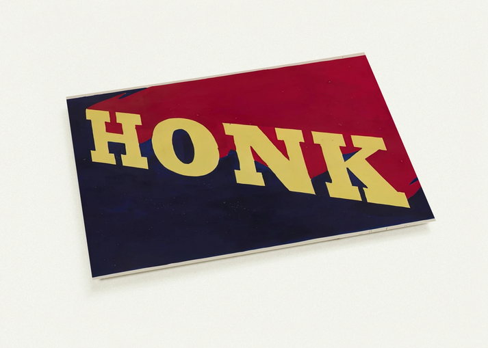 HONK 1962 By Edward Ruscha Pack of 10 Post Cards | Edward Ruscha Post Cards | A6 (10.5 x 14.8 cm) - 4.1 x 5.8 inches