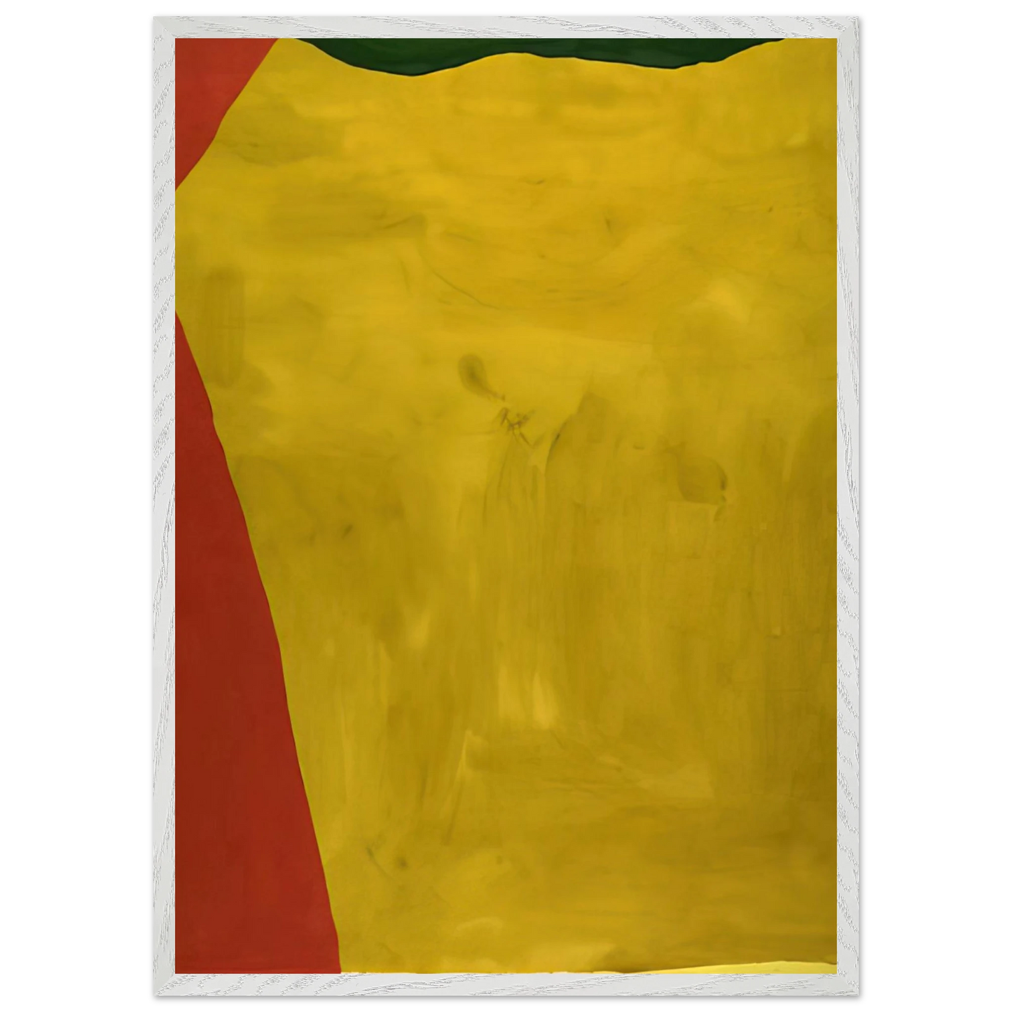 Helen Frankenthaler - Blessing of the Fleet - 1969 Wall art - 45x60 cm / 18x24 inches - Premium Wooden Framed Poster With Fine Art Paper - White frame
