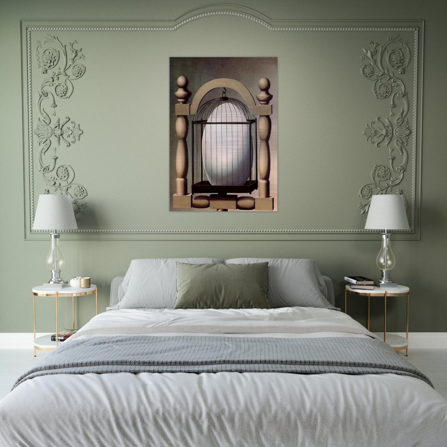 ELECTIVE AFFINITIES 1933 - Rene Magritte Brushed Aluminum Print - 70x100 cm / 28x40 inches | Rene Magritte Aluminum Print | Rene Magritte Prints