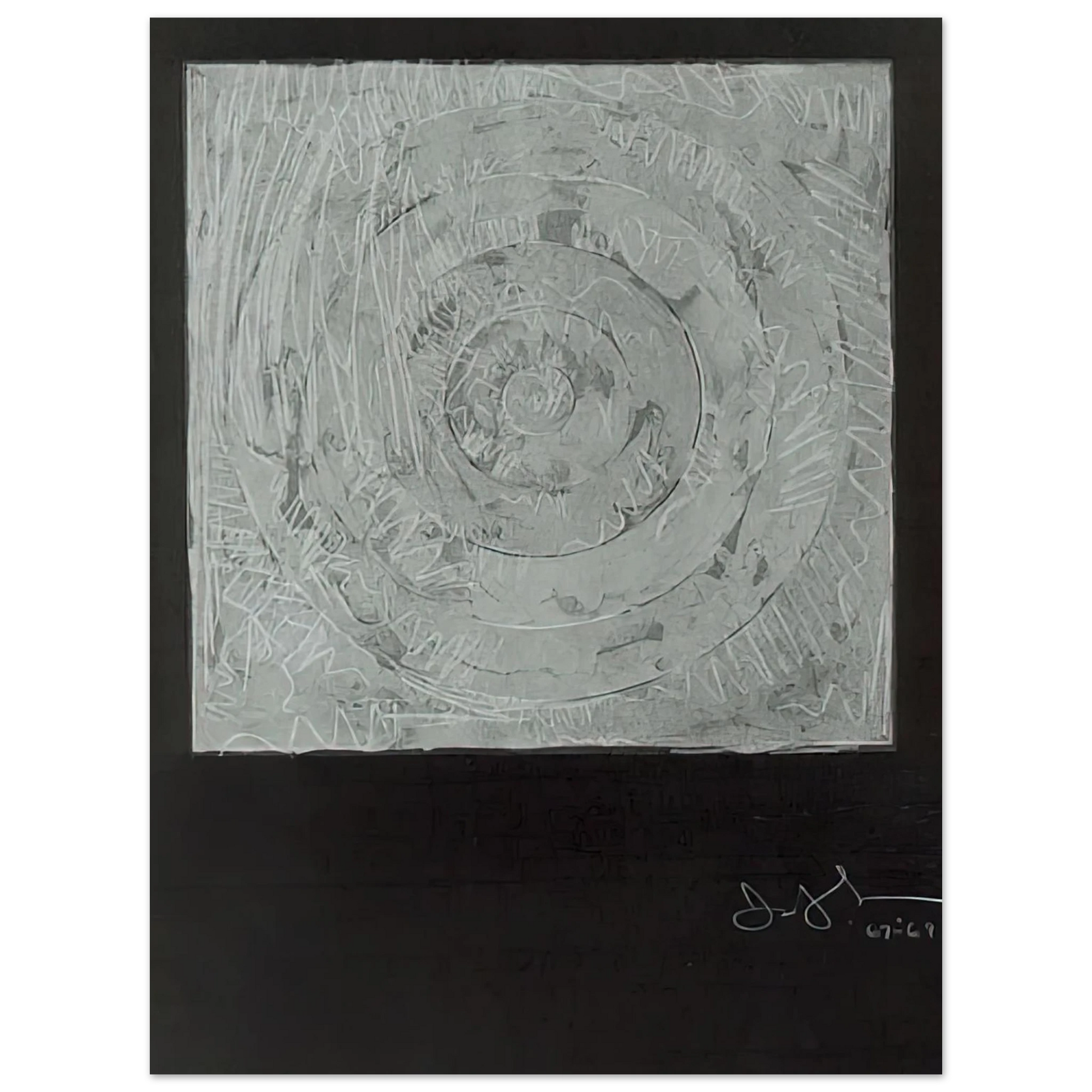 Jasper Johns - WHITE TARGET 1969 Fine Art Poster - Default Title