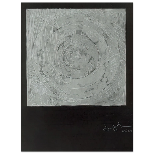 Jasper Johns - WHITE TARGET 1969 Fine Art Poster - Default Title