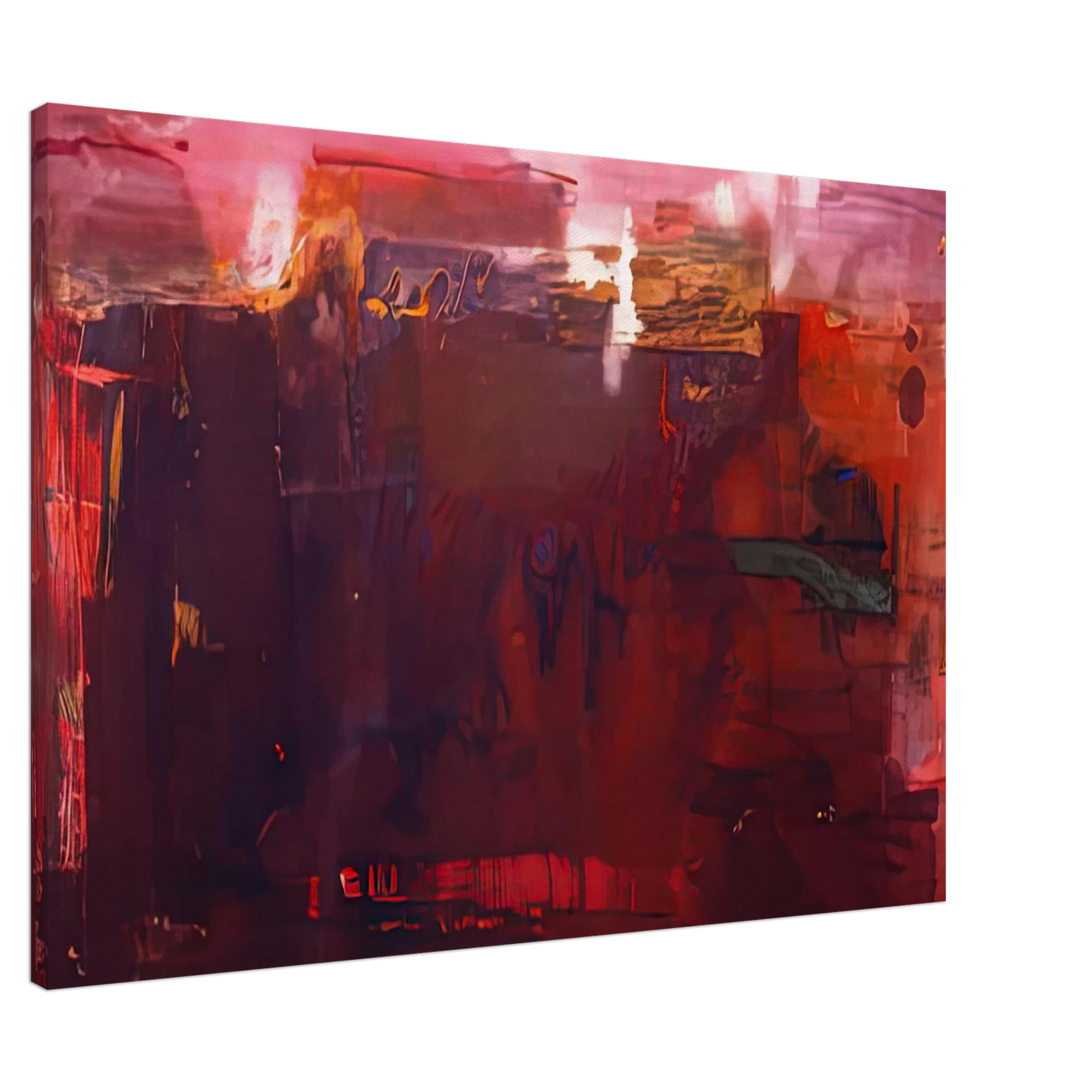 Helen Frankenthaler - Carousel, 1979- Wall Art - 30x40 cm / 12x16 inches - Premium Wooden Framed Poster With Fine Art Paper - White frame