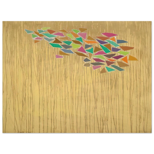 Robert Goodnough - Colors on Tan - 1975 Fine Art Poster - Default Title