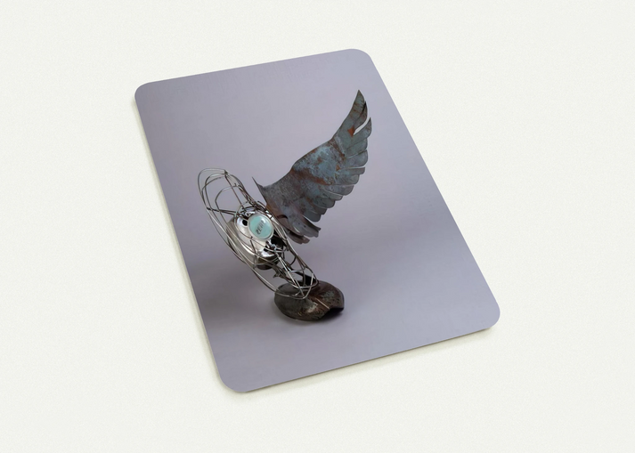 MERCURY ZERO SUMMER GLUT 1987 By Robert Rauschenberg Pack of 10 Post Cards | Robert Rauschenberg Post Cards | A6 (10.5 x 14.8 cm) - 4.1 x 5.8 inches