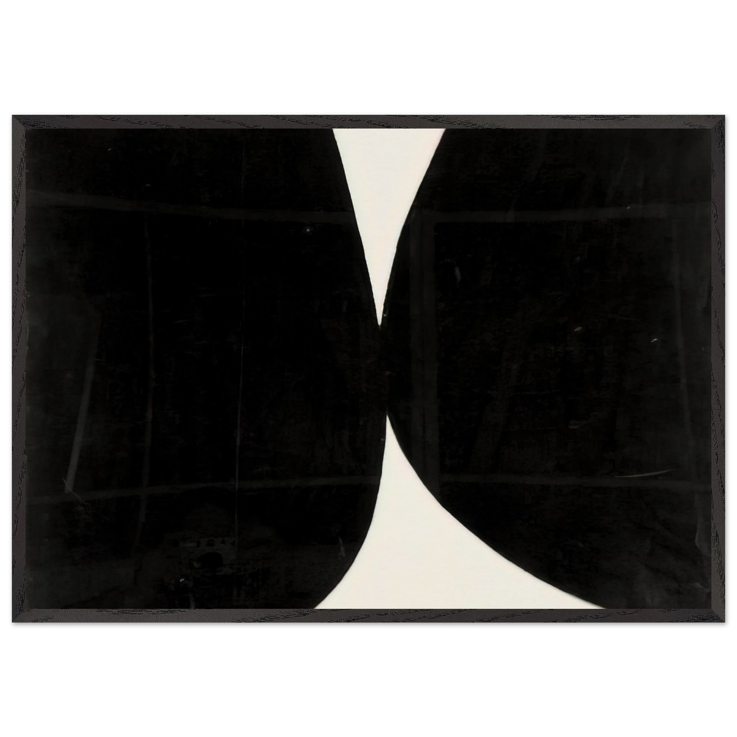 Study for Rebound - Ellsworth Kelly Framed Art Print – Black Wooden Frame - Default Title - -Framed Art Print