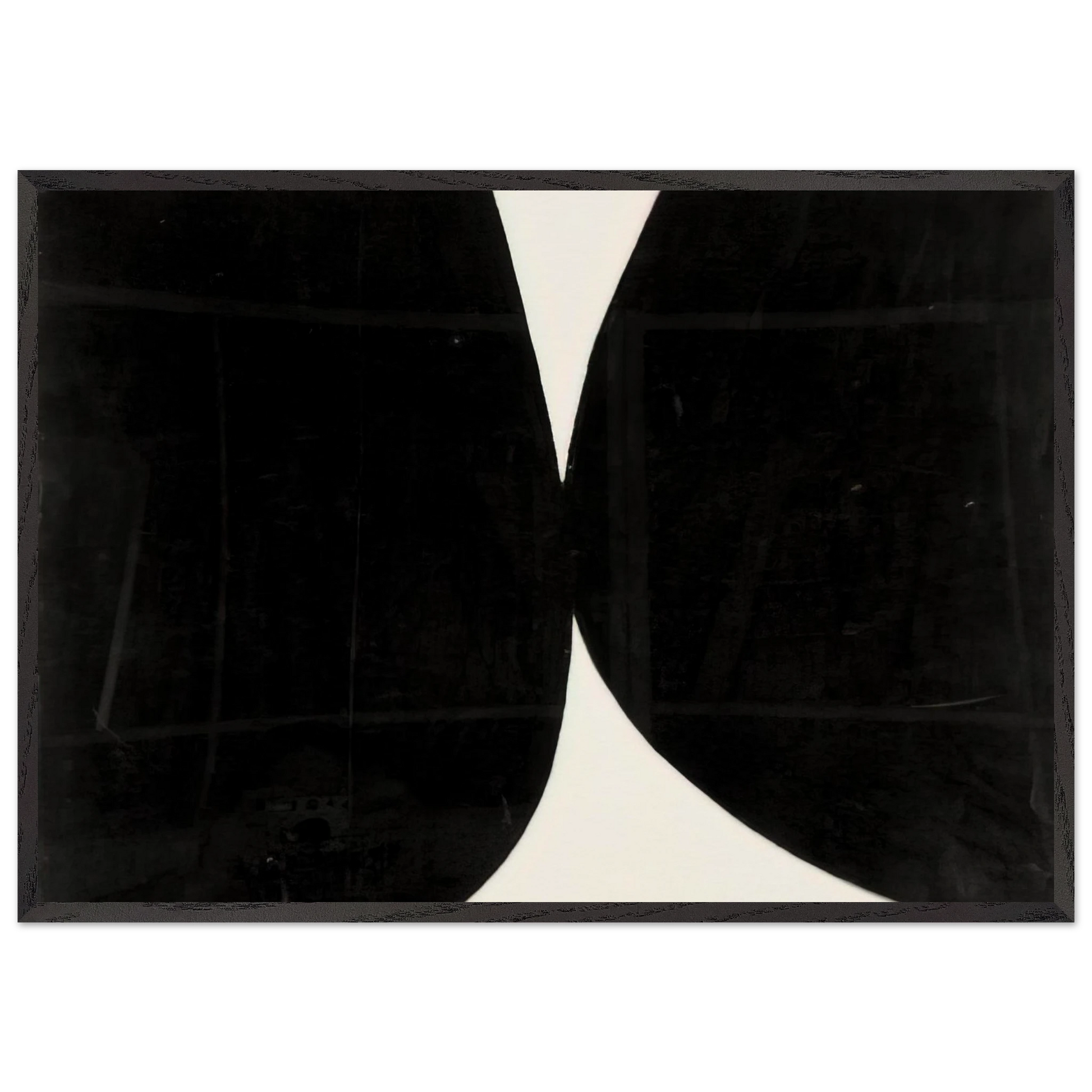 Study for Rebound - Ellsworth Kelly Framed Art Print – Black Wooden Frame - Default Title - -Framed Art Print