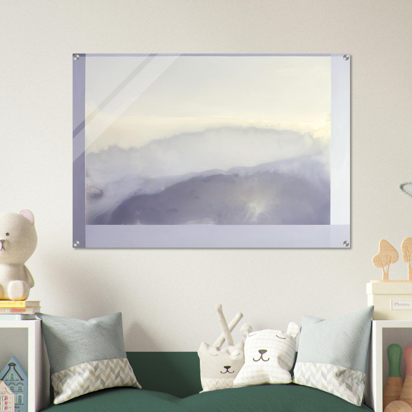 Approaching Arkansas - 1986 - Ronnie Landfield Acrylic Print - 70x100 cm / 28x40″ inches | Ronnie Landfield Wall Art | Ronnie Landfield Prints