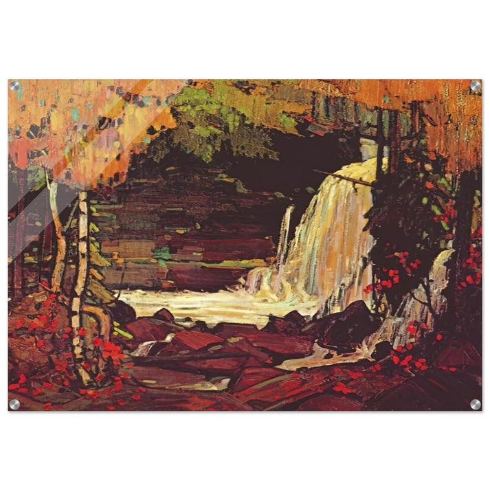 WOODLAND WATERFALL 1916 - Tom Thomson Acrylic Print - 70x100 cm / 28x40″ inches | Tom Thomson Wall Art | Tom Thomson Prints